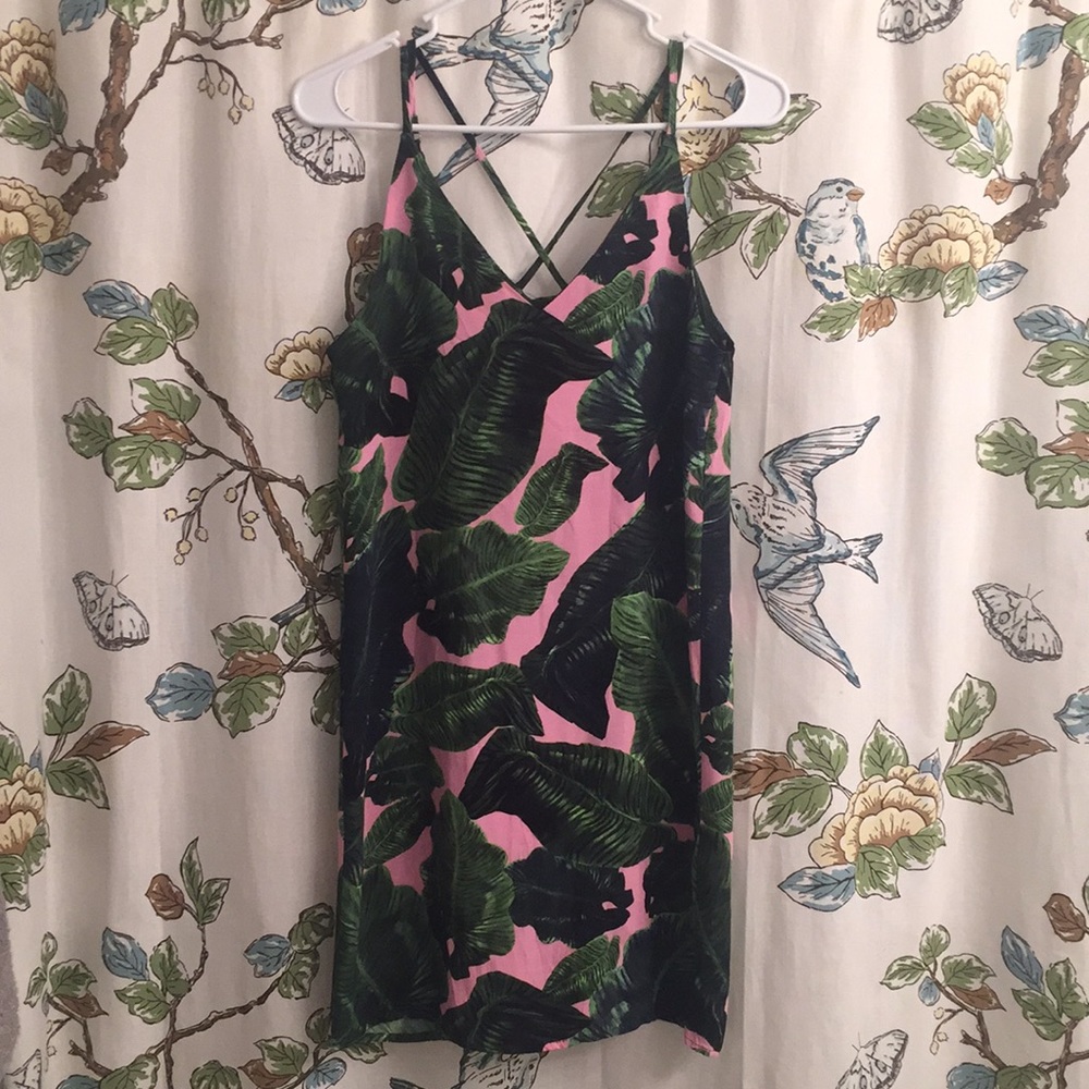 Topshop tropical dress